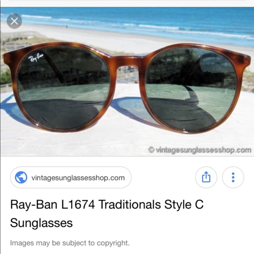 VINTAGE Ray-Ban B&L Style C Tortoise Sunglasses